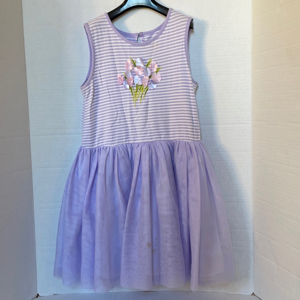 PIPPA & JULIE Girls Dress With Flowers Size 8
